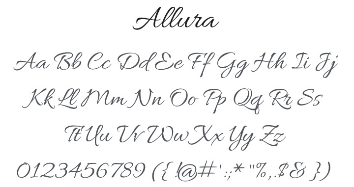 Allura Font