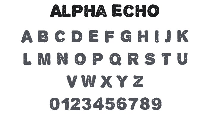 Alpha Echo Font