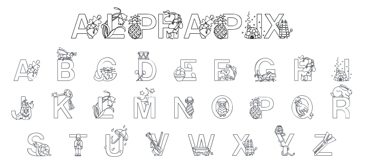 Alphapix Font