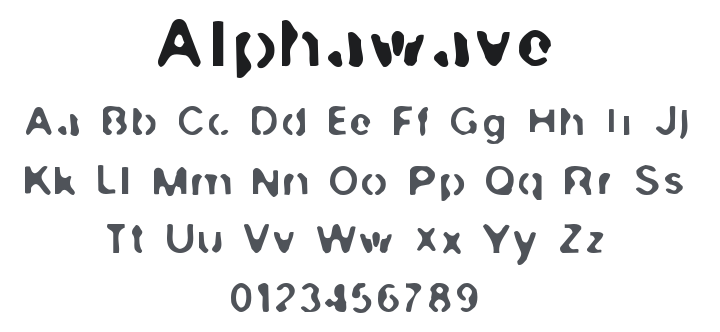 Alphawave Font