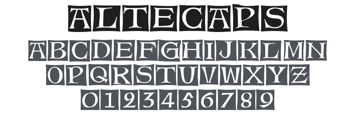 Alte Caps Font