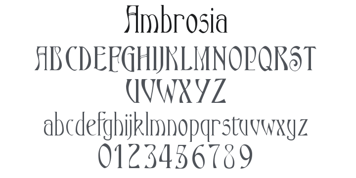 Ambrosia Font