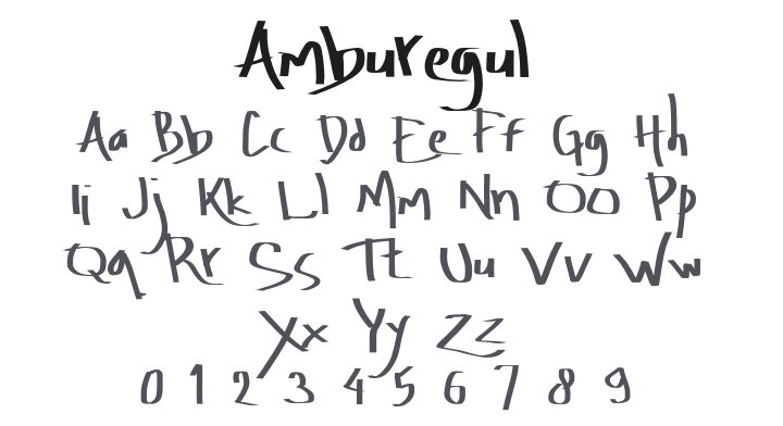 Amburegul Font
