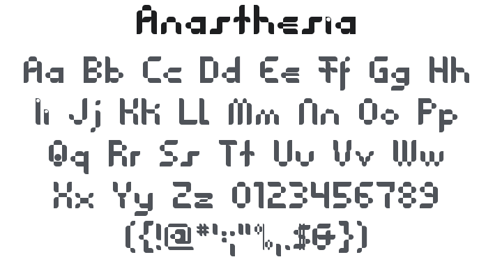 Anasthesia Font Family