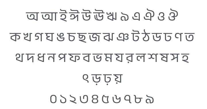 Anek Bangla Font Family