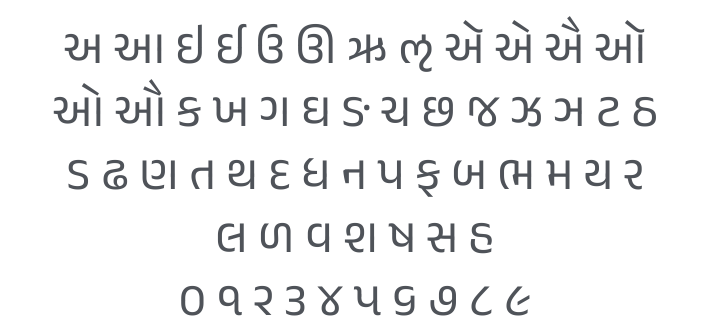 Anek Gujarati Font Family