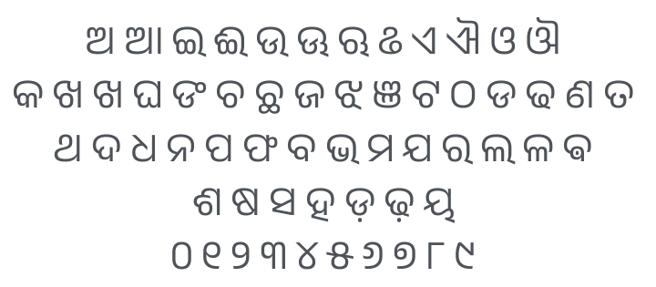 Anek Odia Font Family