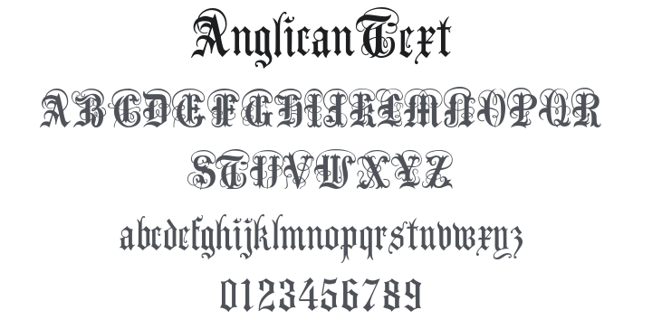 AnglicanText Font