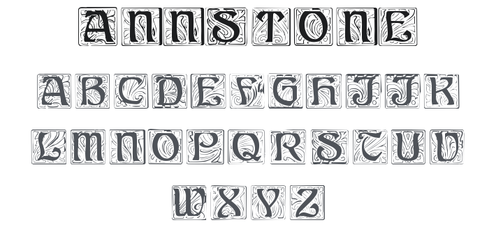 AnnStone Font