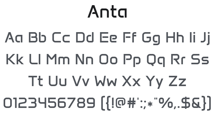 Anta Font