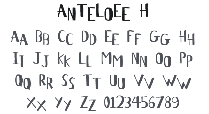 Antelope H Font
