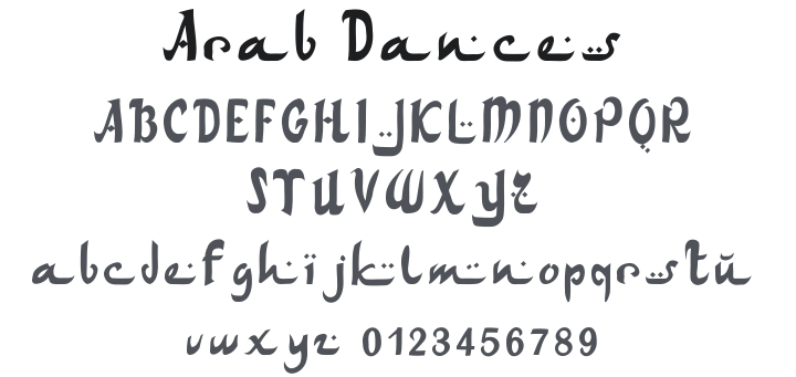 Arab Dances Font