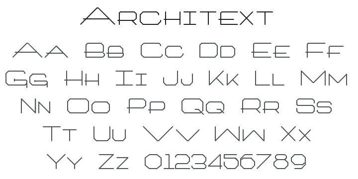 Architext Font Family