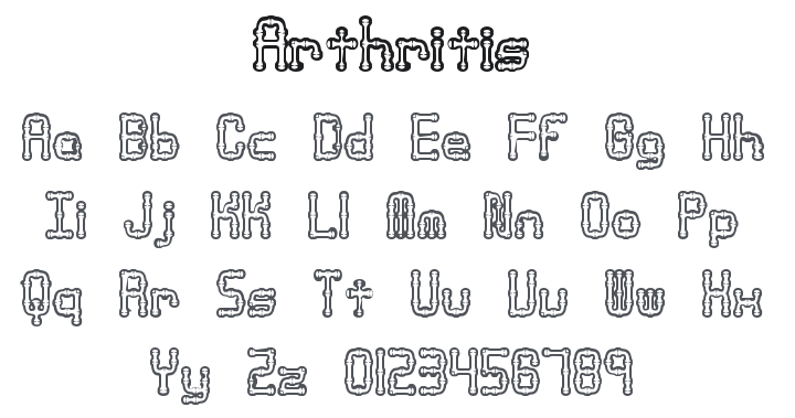 Arthritis Font