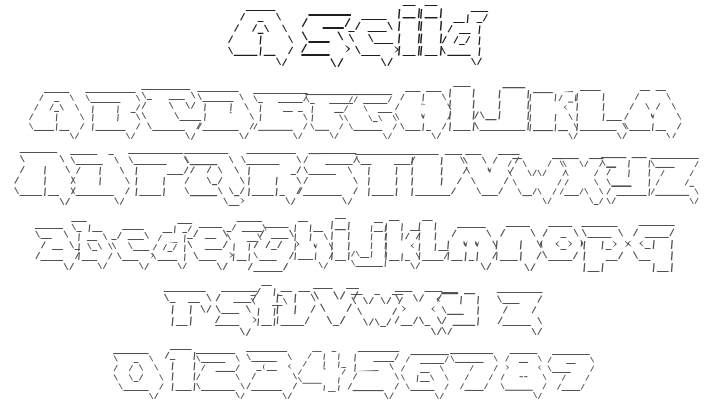 Asciid Font