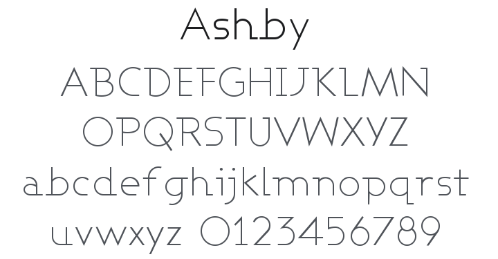 Ashby Font Family