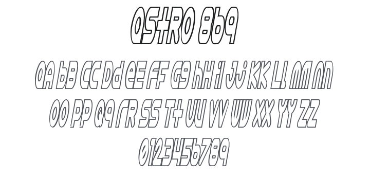 Astro 869 Font