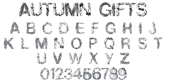 Autumn Gifts Font