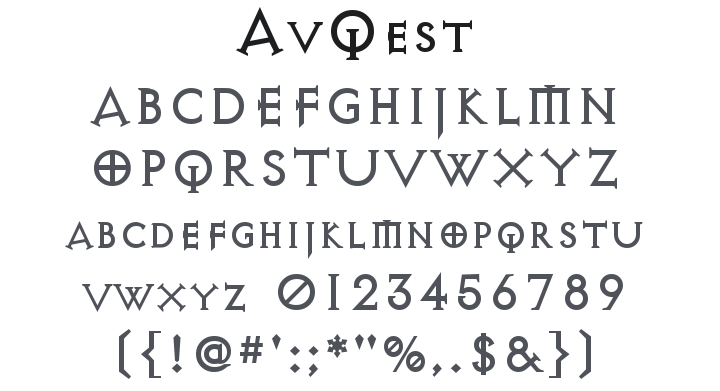 AvQest Font