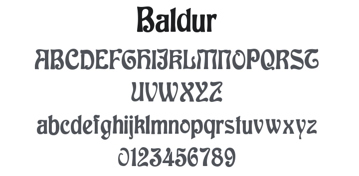 Baldur Font Family