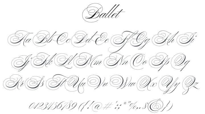 Ballet Font Family