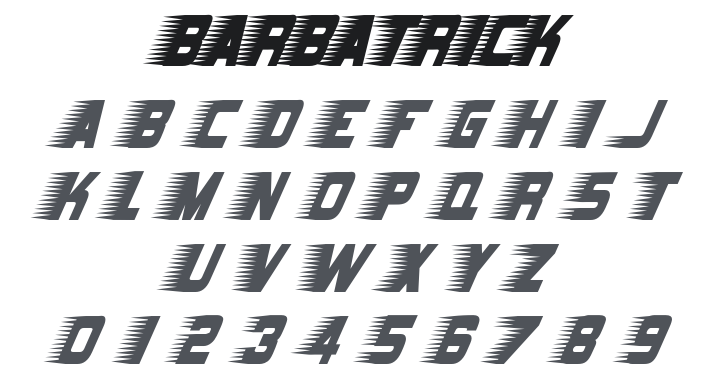 Barbatrick Font