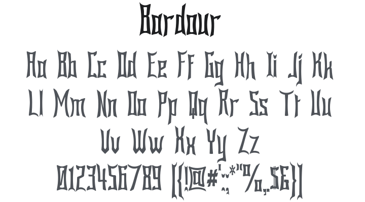 Bardour Font