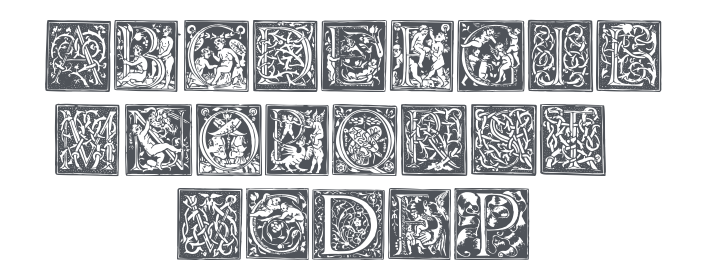 Barock Initialen Font