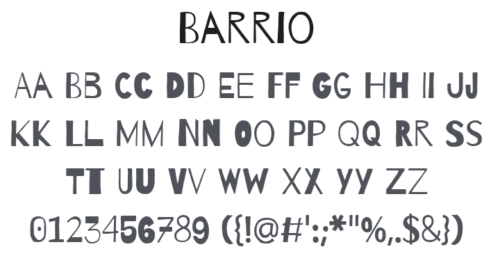 Barrio Font