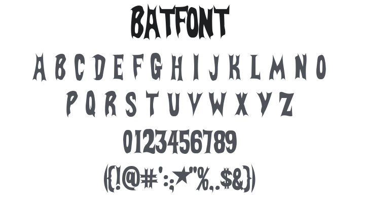 BatFont Font