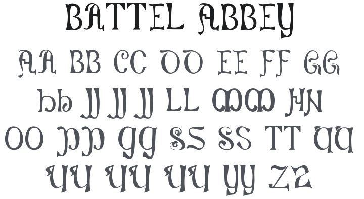 Battel Abbey, 8th c. Font