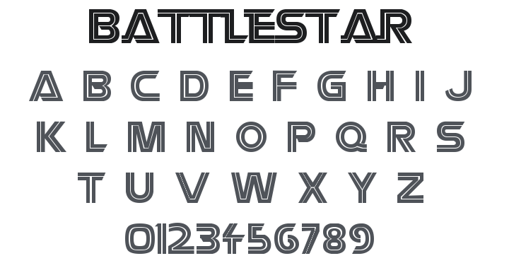 Battlestar Font