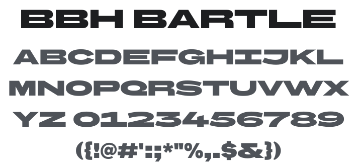 BBH Bartle Font