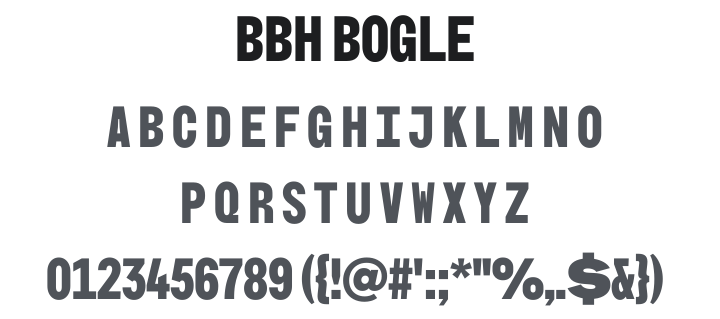 BBH Bogle Font