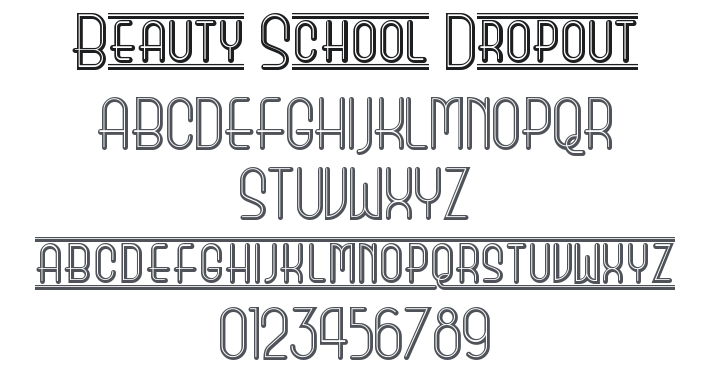 Beauty School Dropout Font Family