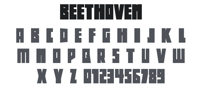 Beethoven Font