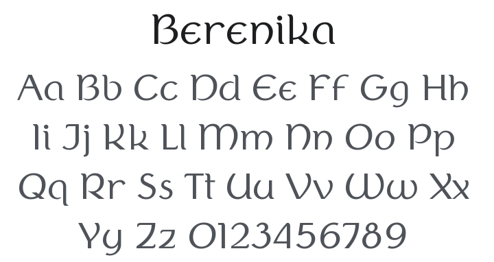 Berenika Font Family