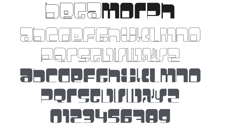Betamorph Font
