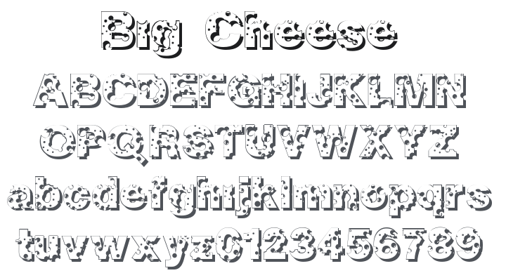 Big Cheese Font