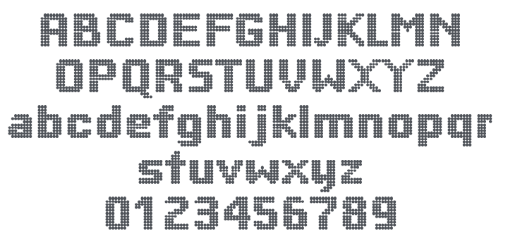 BigDots Font Family