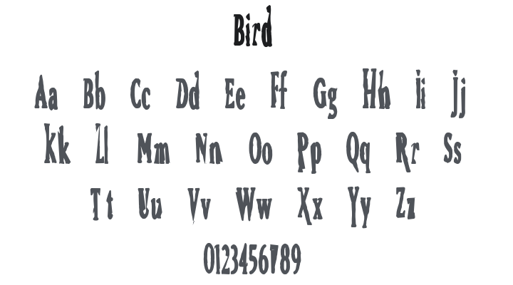 Bird Font
