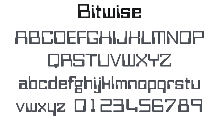 Bitwise Font