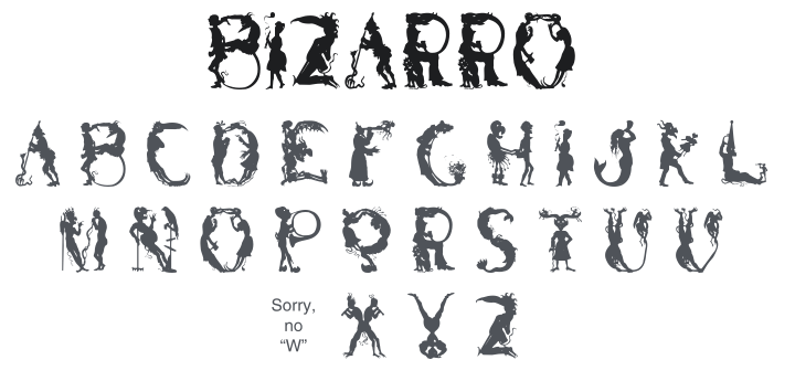 Bizarro Font