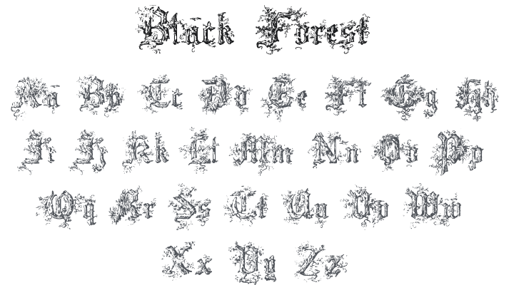 Black Forest Font