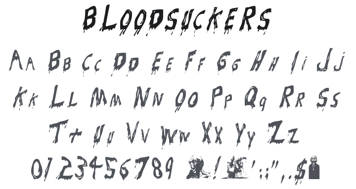 Bloodsuckers Font