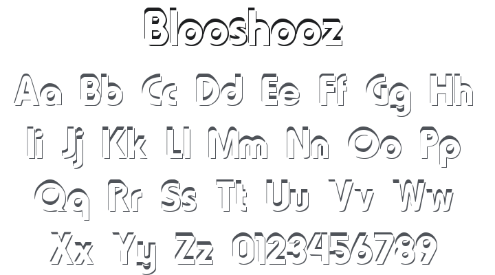 Blooshooz Font