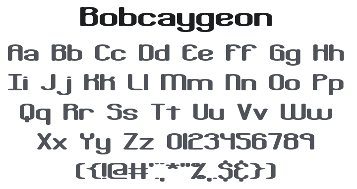Bobcaygeon Font Family