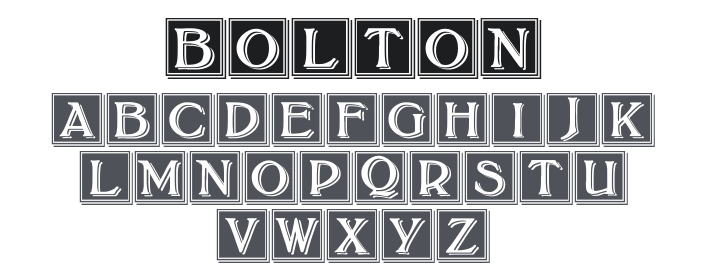 Bolton Drop Caps Font