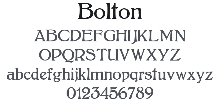 Bolton Font Family