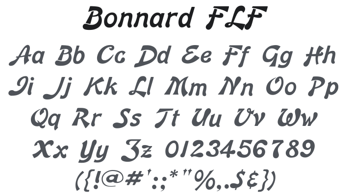 Bonnard FLF Font